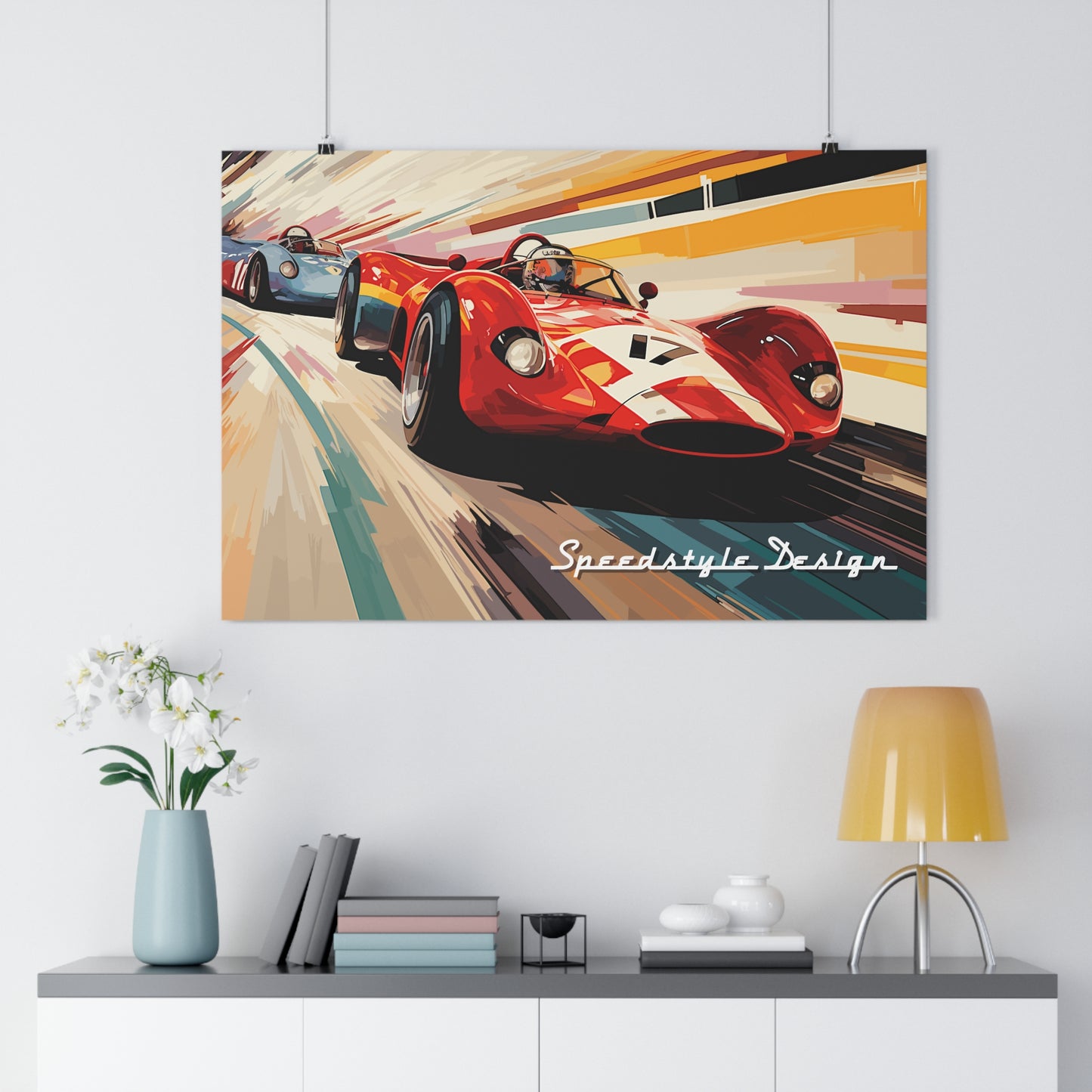 Two battle into one apex - Giclée Art Poster Print